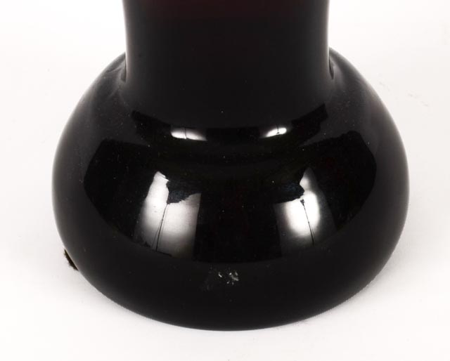 Blenko Tall Amethyst Art Glass Vase