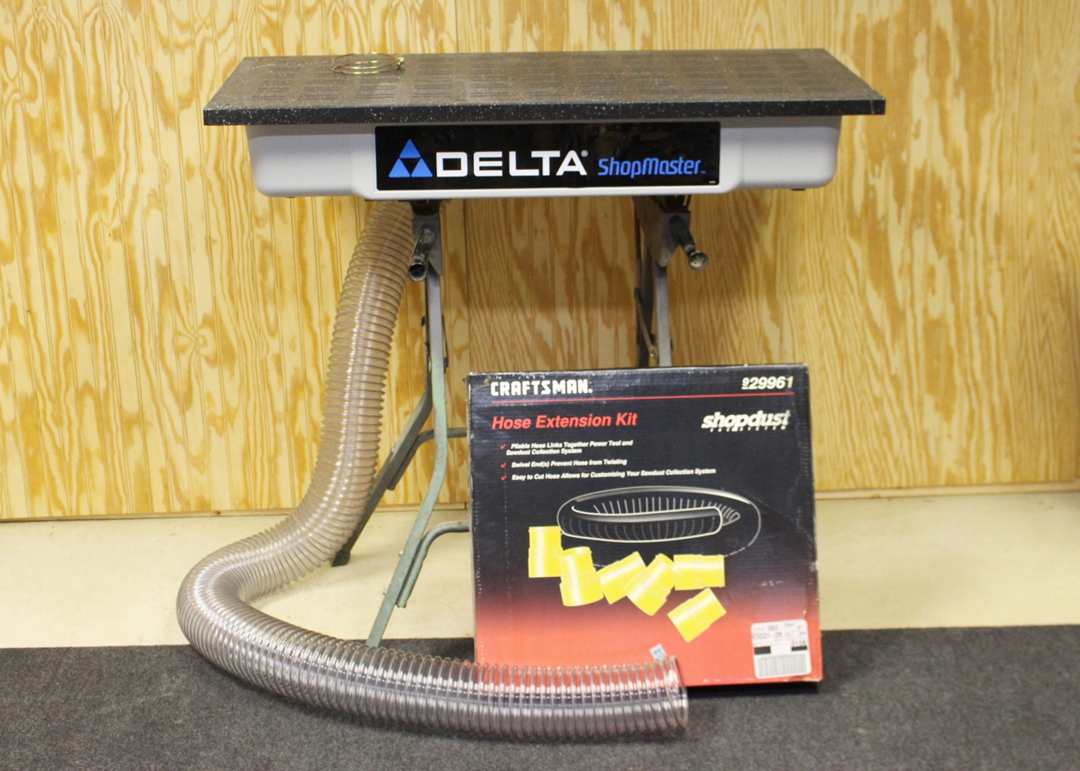 Delta Shopsmith Downdraft Table, Craftsman Ext. Kit, Work Mate