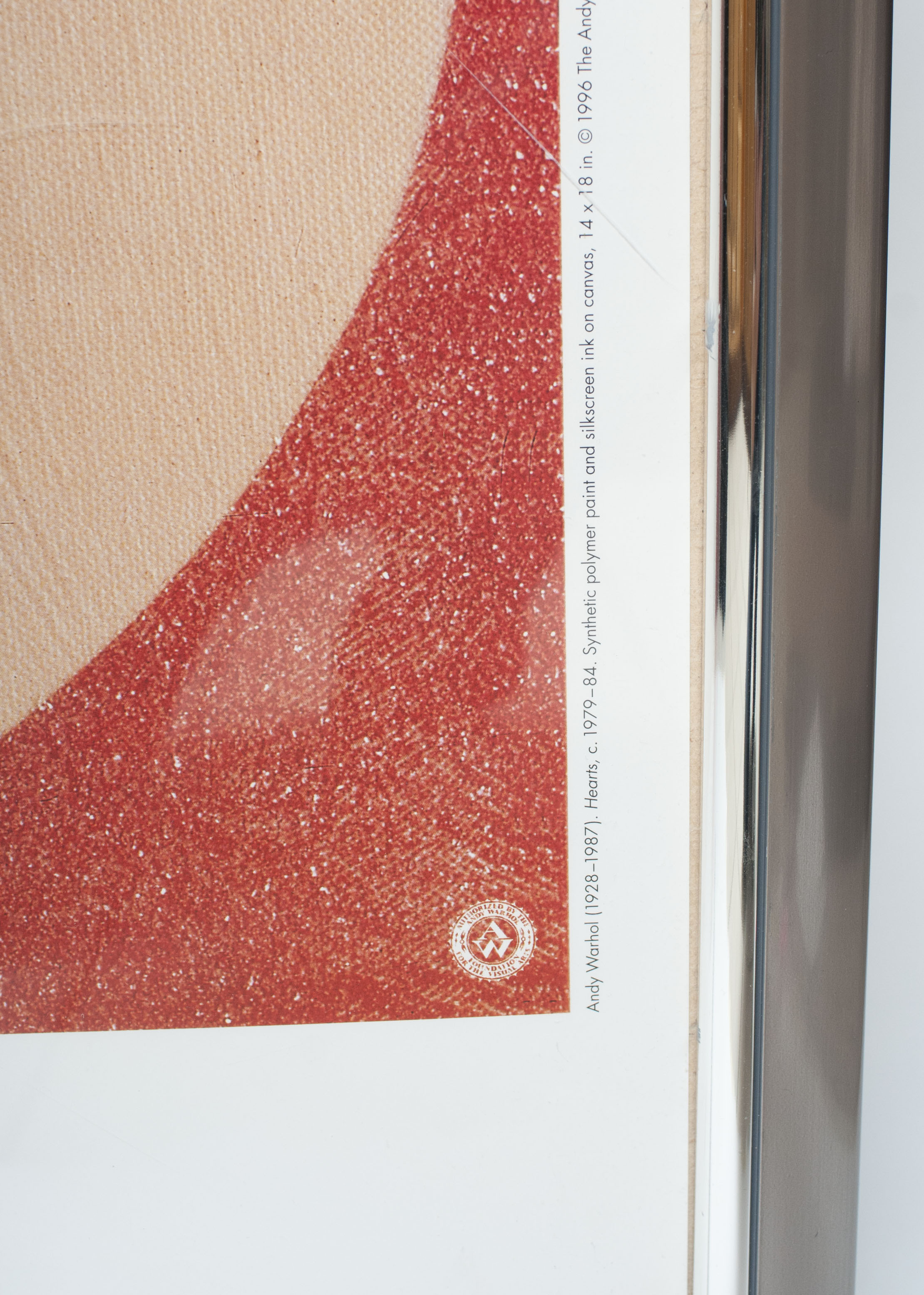 Andy Warhol's "Pink Hearts" Print