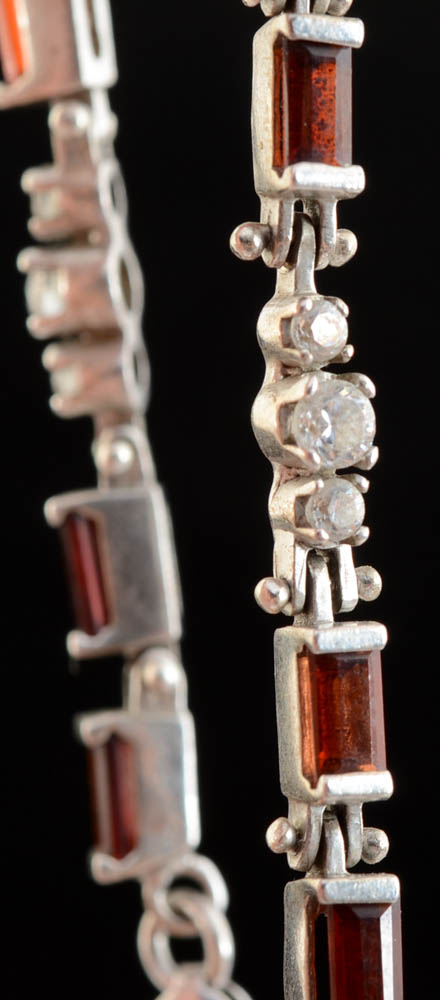 Four Sterling Bracelets