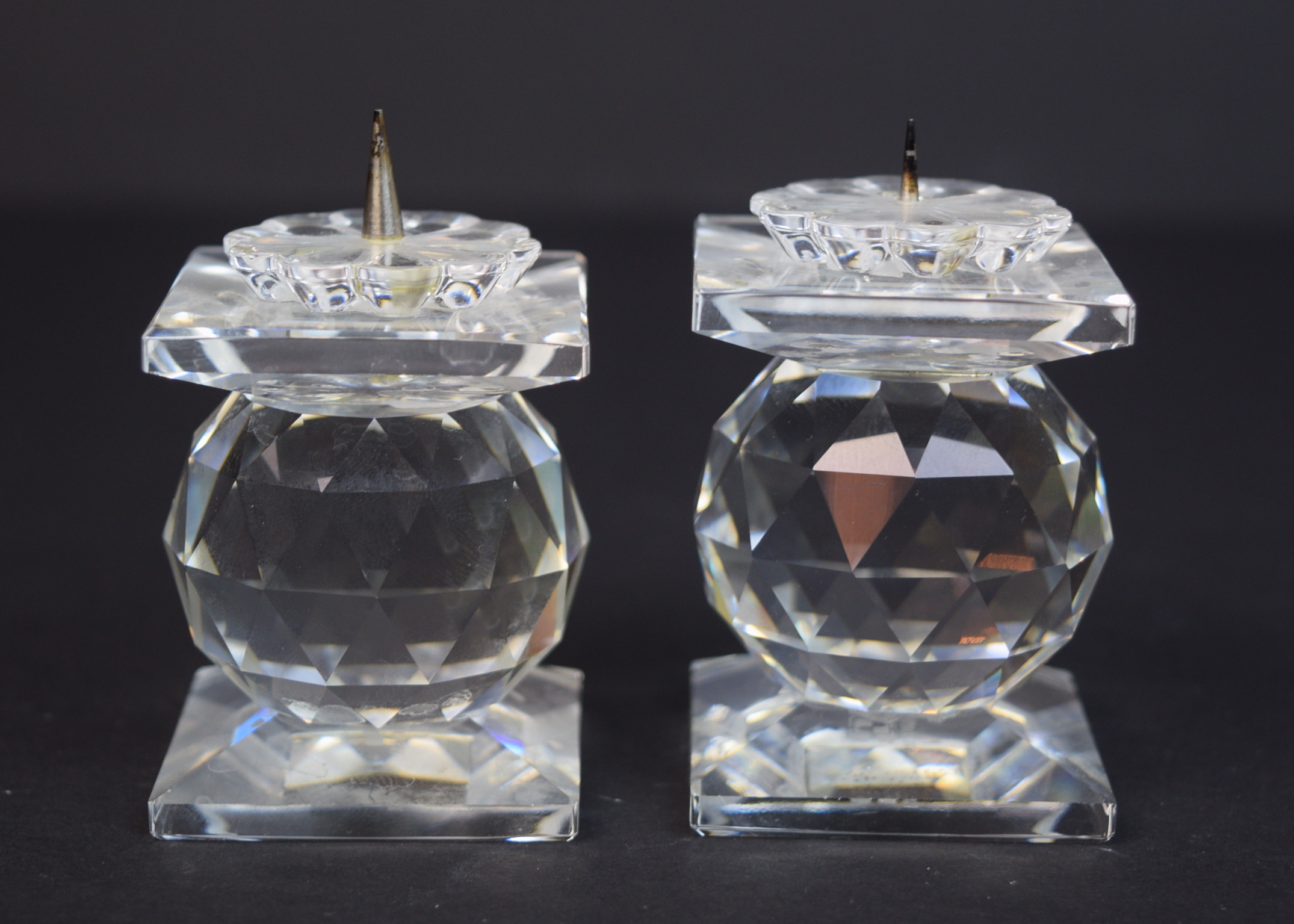 Swarovski Crystal Candle Holders