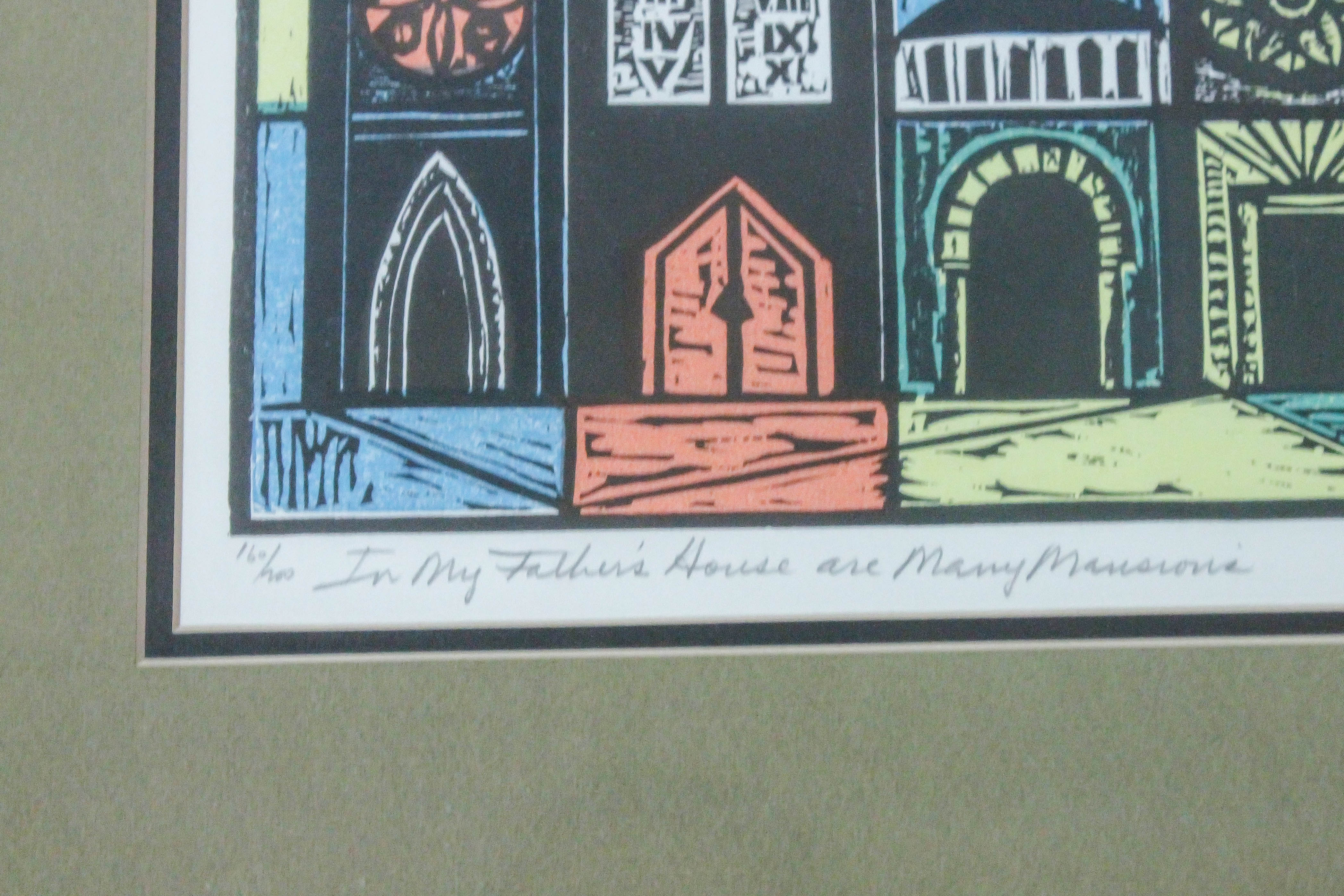 Irving Amen "In My Father's House are Many Mansions" Print