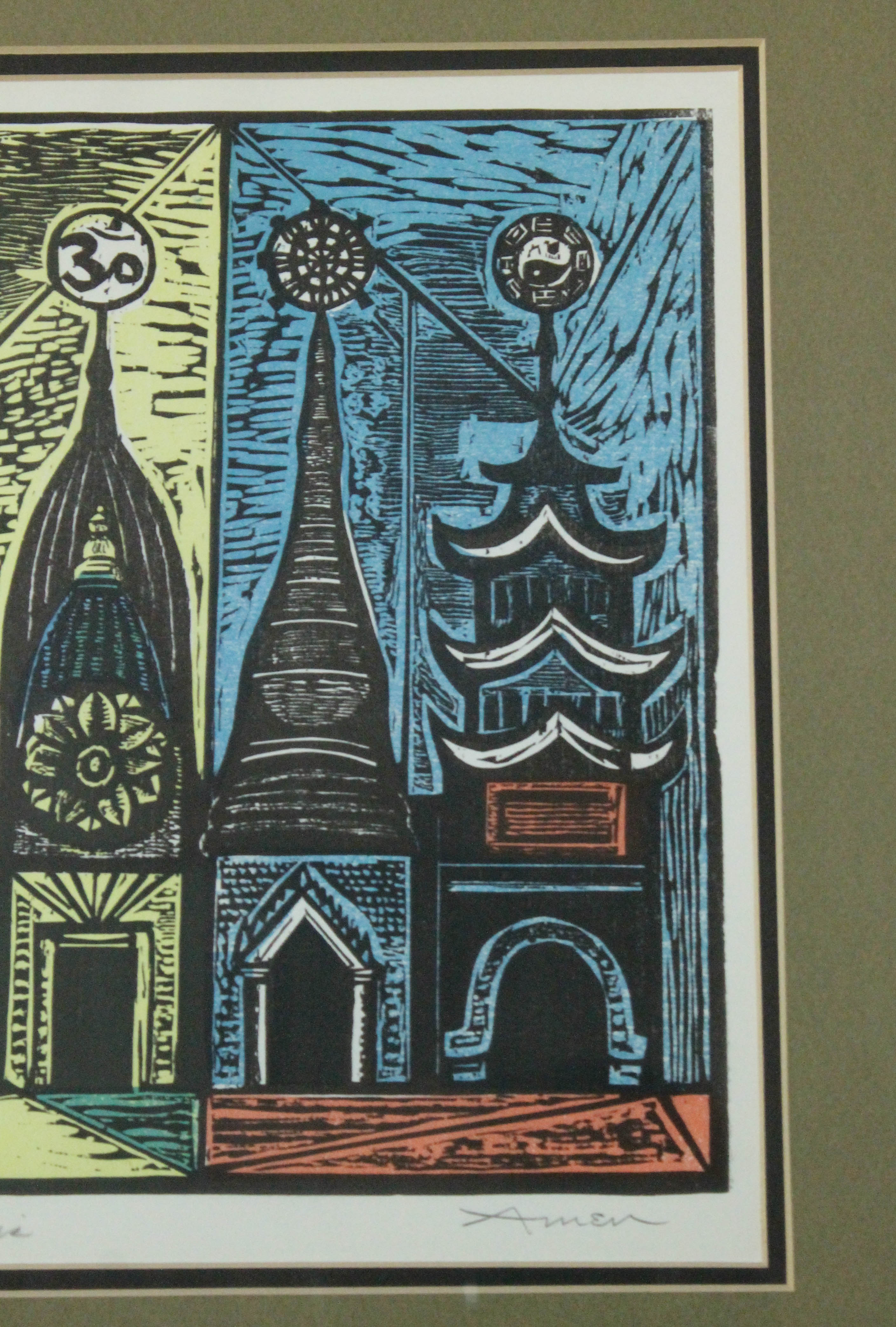 Irving Amen "In My Father's House are Many Mansions" Print