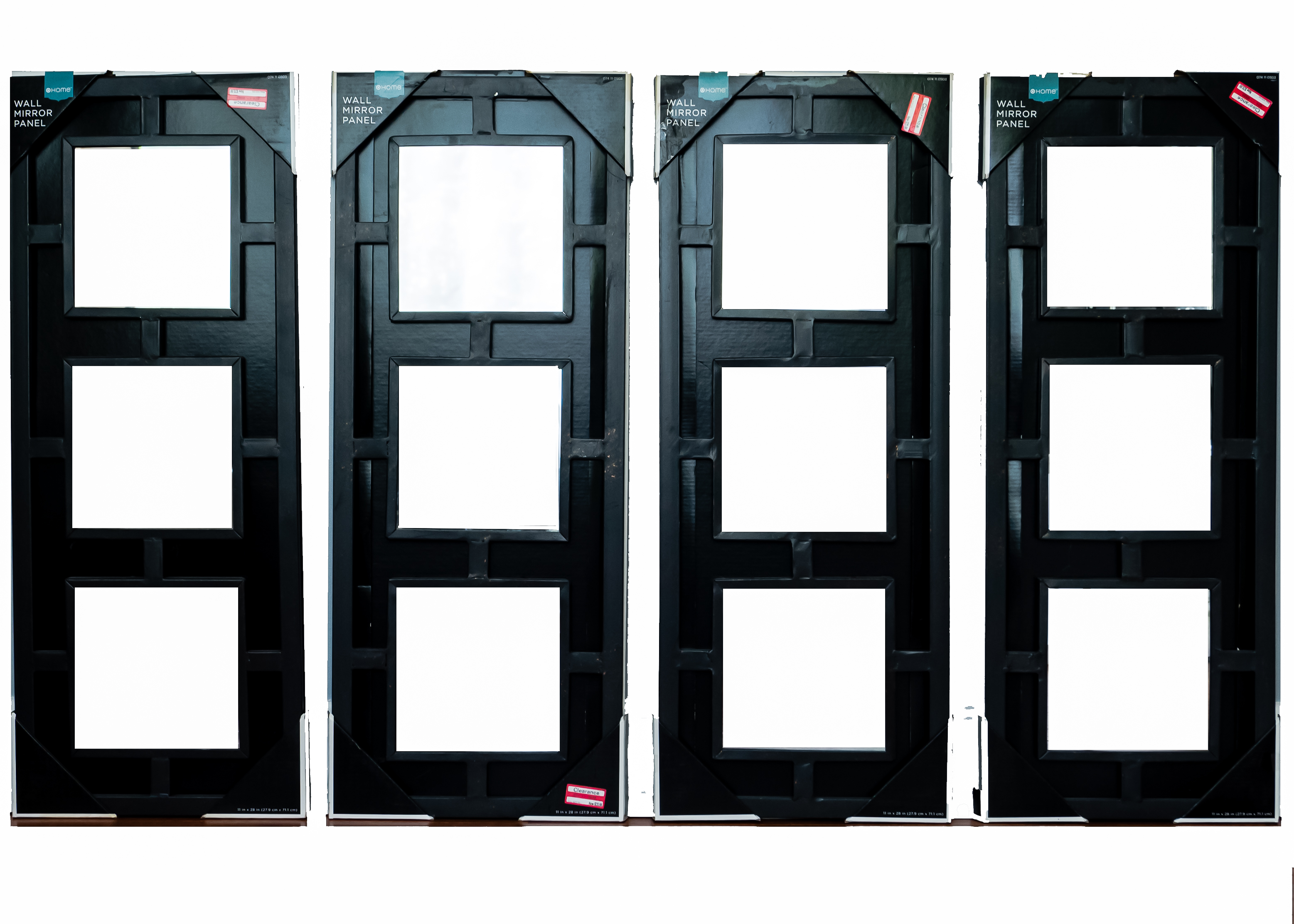 Four Wall Mirror Panels
