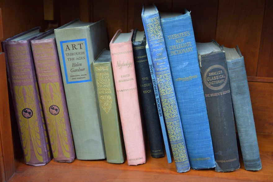 Collection of Vintage and Antique Books