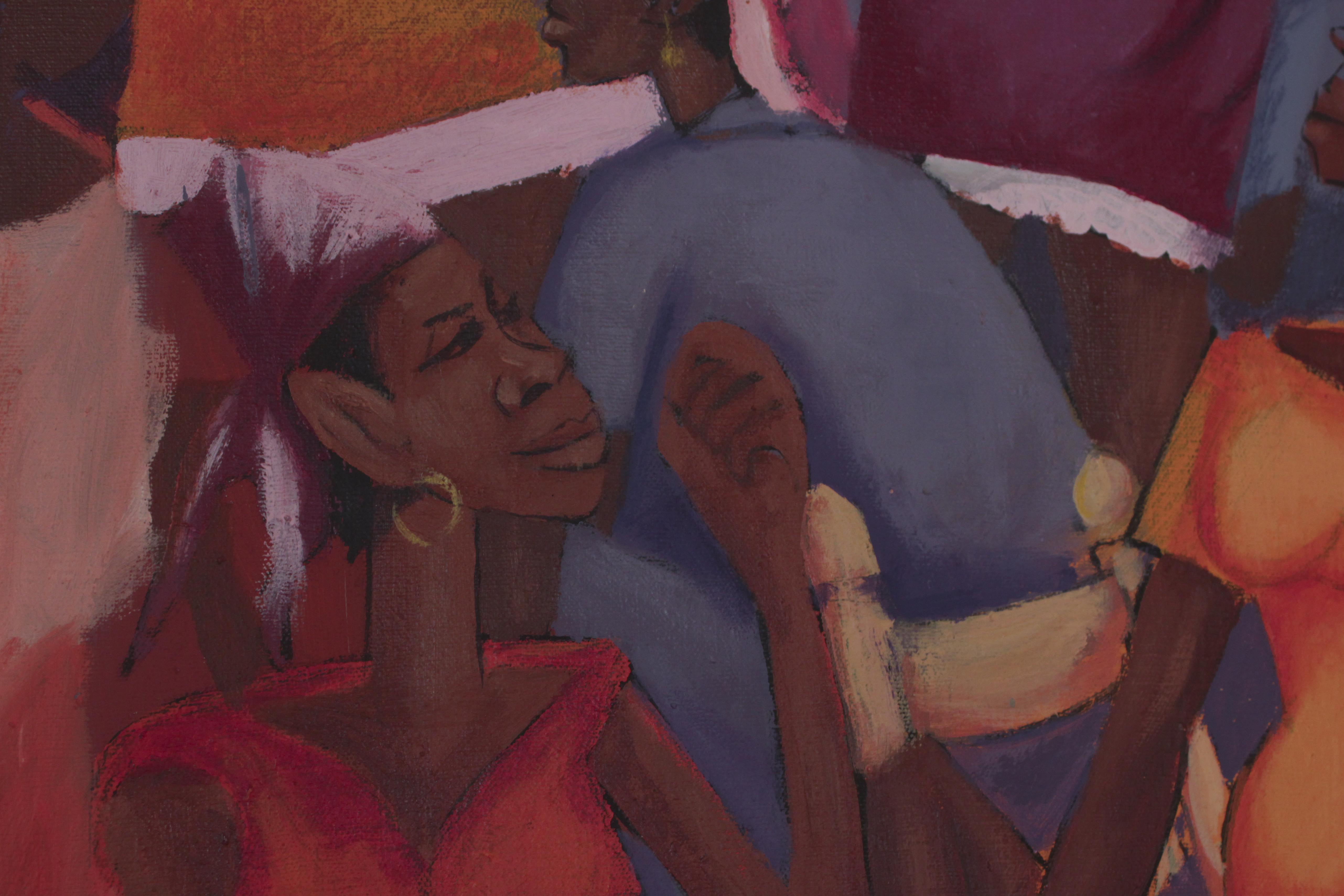 Petion Savain Original Oil On Canvas