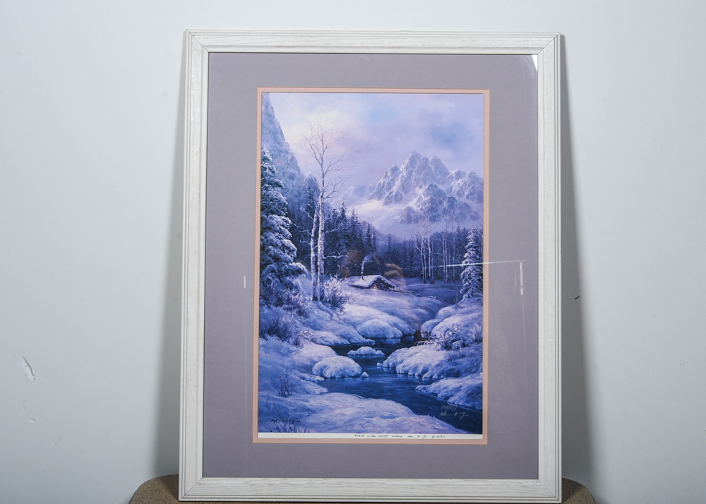 Signed Lithograph by Tok Hwang