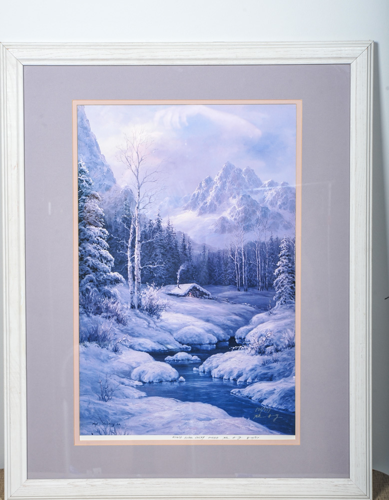 Signed Lithograph by Tok Hwang