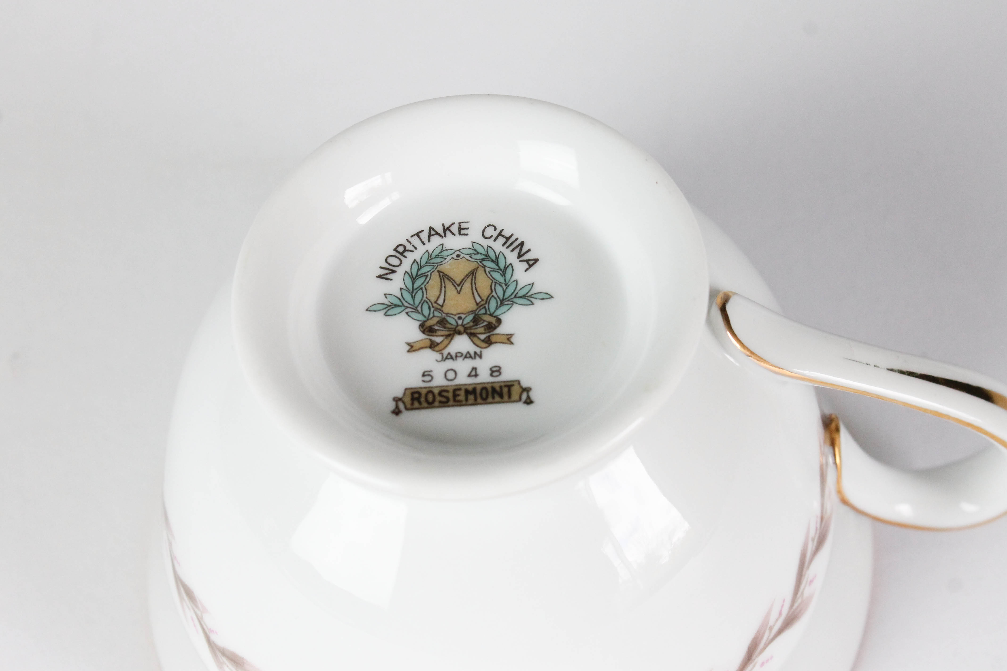 Noritake China Set in "Rosemont" Pattern