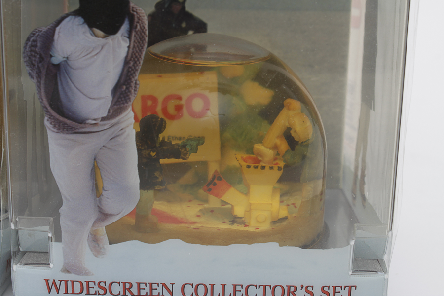 Pair of "Fargo" Collectible Snow Globes and VHSs