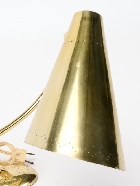 Double Arm Brass Desk Lamp