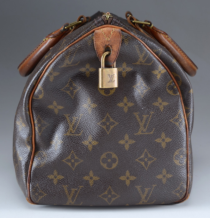 Louis Vuitton Signature Monogram Coated Canvas Speedy 30 Handbag