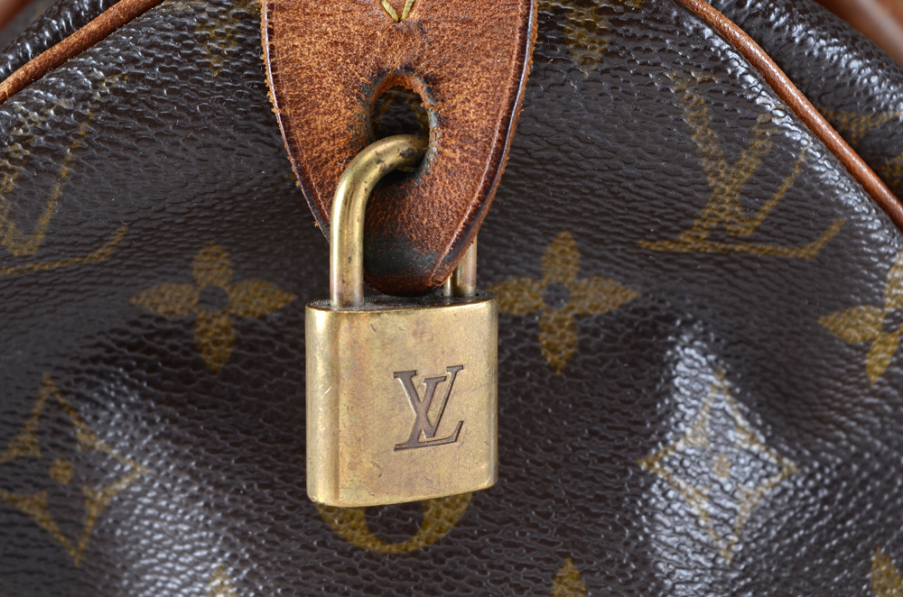 Louis Vuitton Signature Monogram Coated Canvas Speedy 30 Handbag