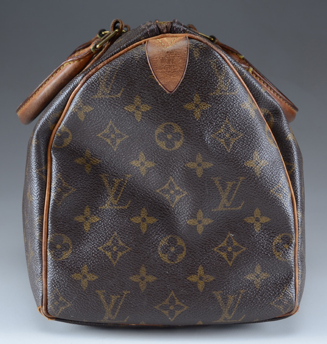 Louis Vuitton Signature Monogram Coated Canvas Speedy 30 Handbag