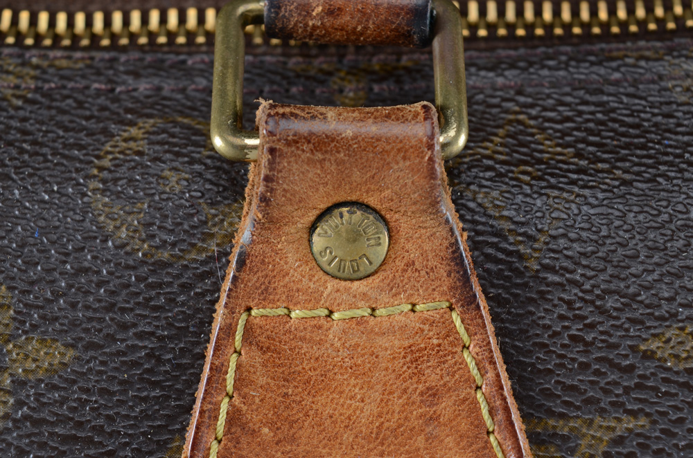 Louis Vuitton Signature Monogram Coated Canvas Speedy 30 Handbag