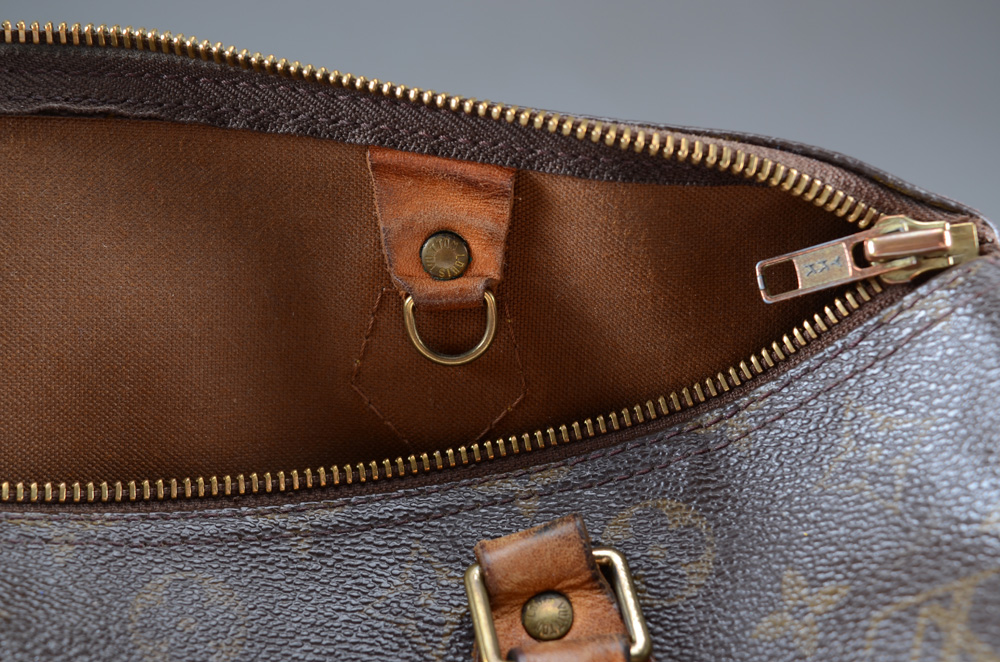 Louis Vuitton Signature Monogram Coated Canvas Speedy 30 Handbag