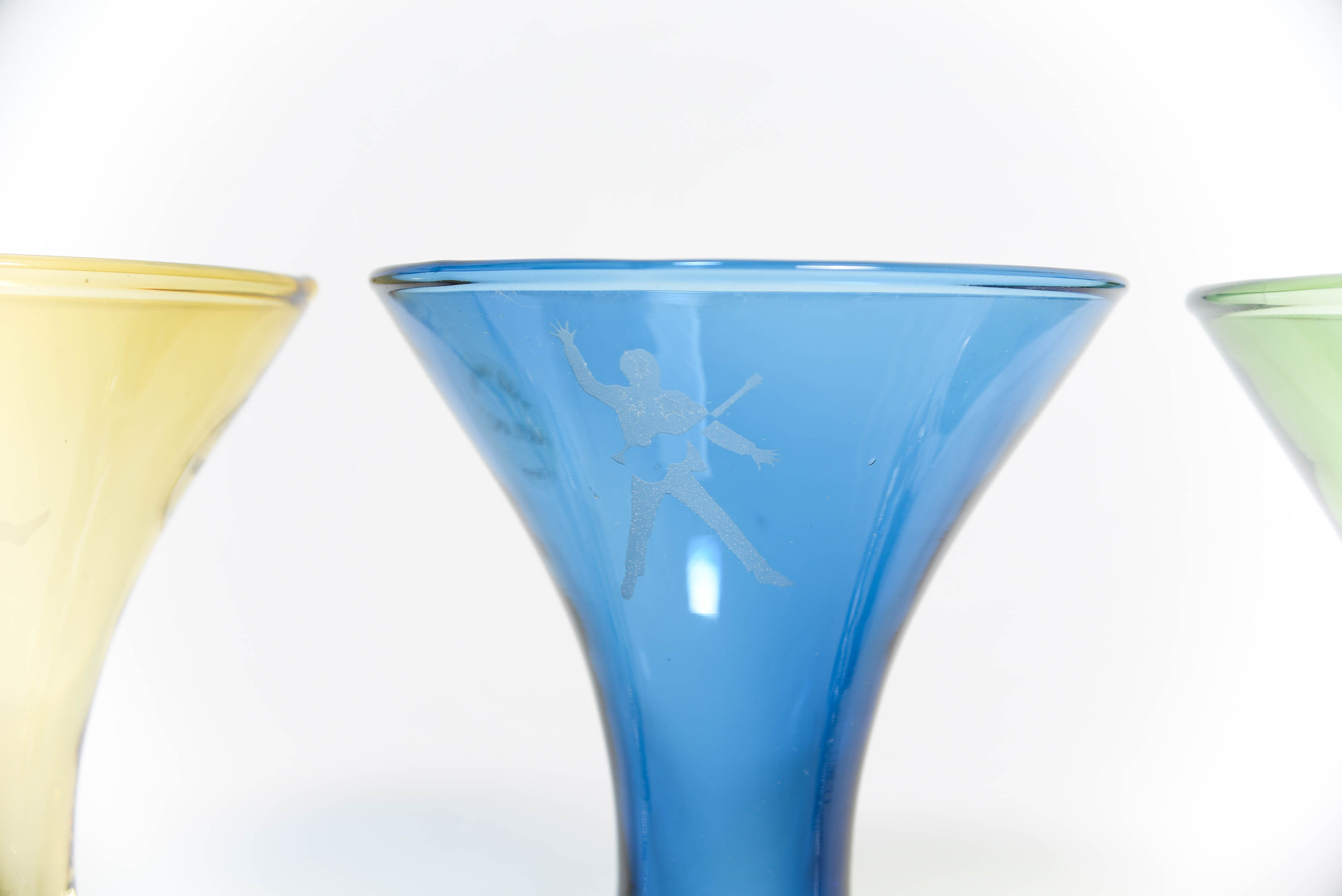 Four Lead-Free Artland Martini Glasses
