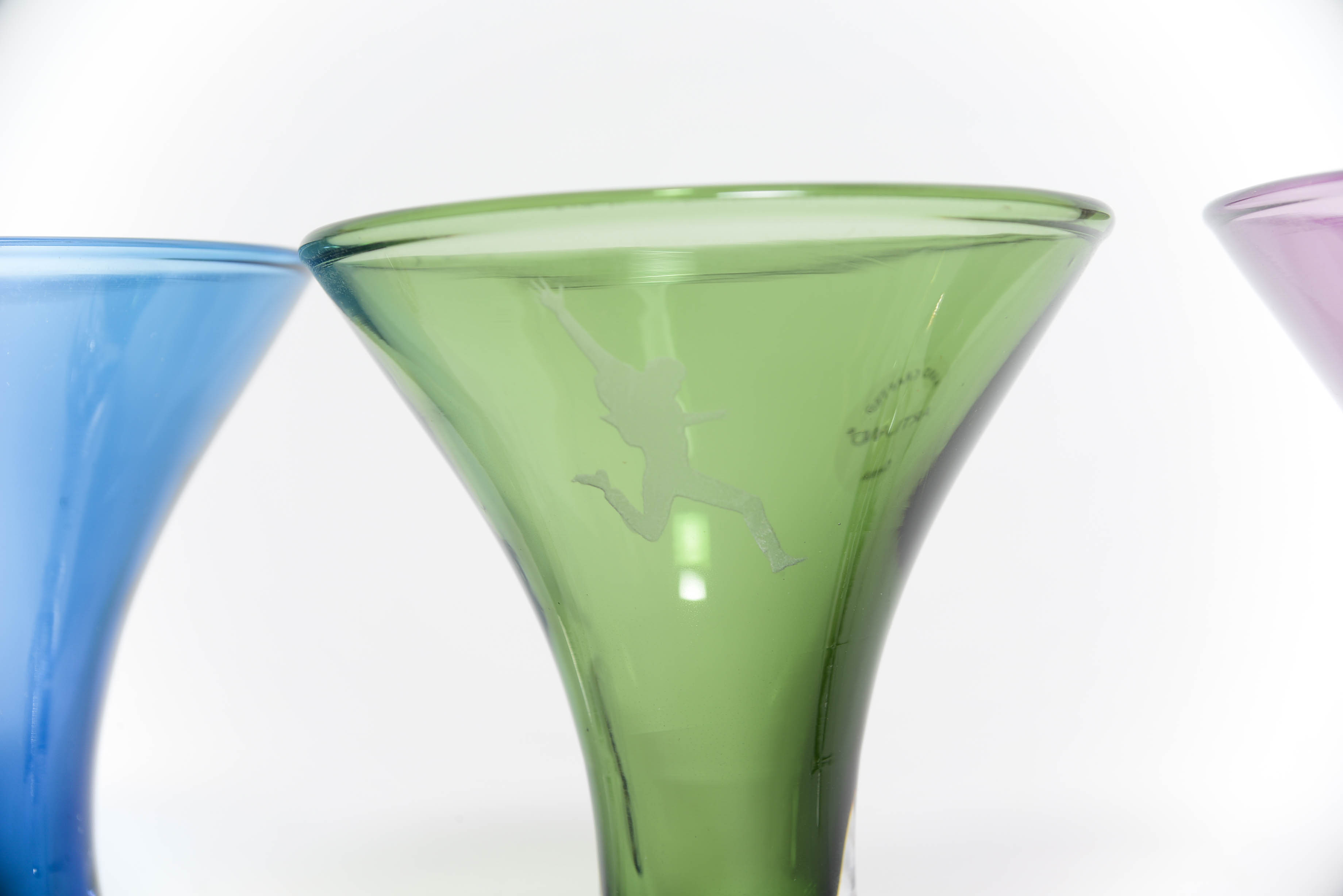 Four Lead-Free Artland Martini Glasses