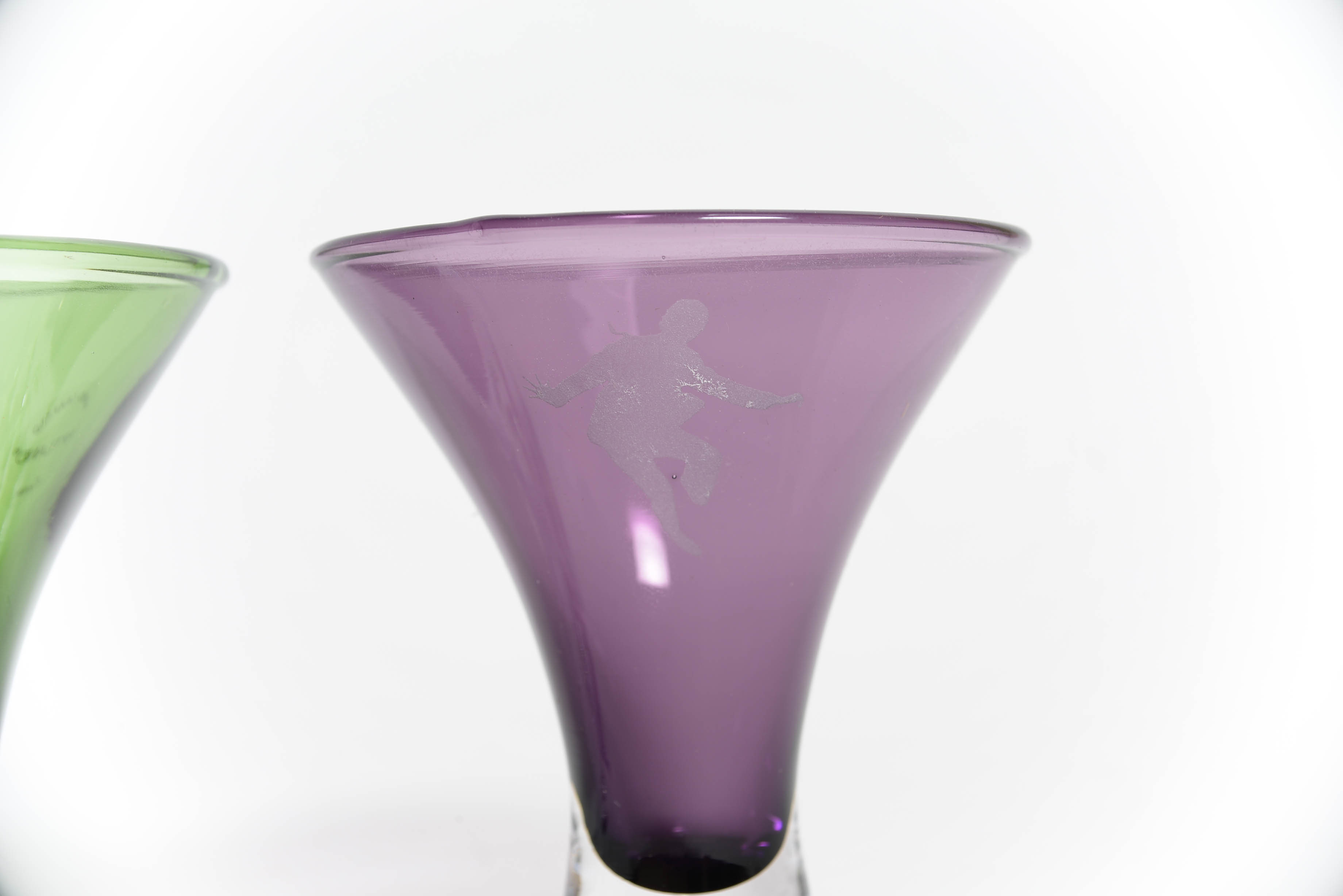 Four Lead-Free Artland Martini Glasses