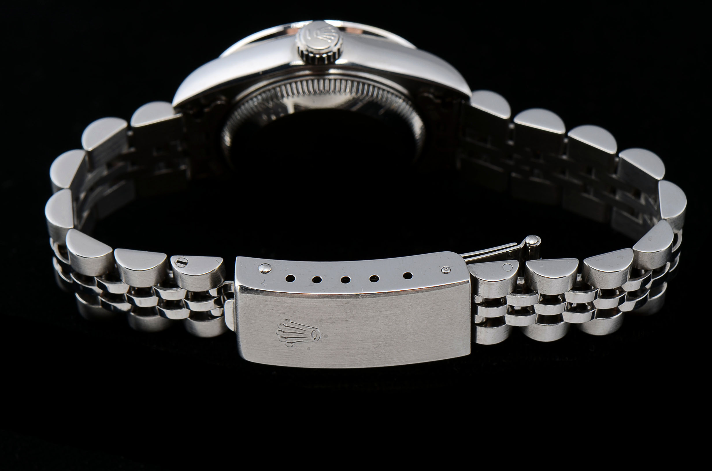 Women's Rolex Diamond and Synthetic Blue Sapphire Watch