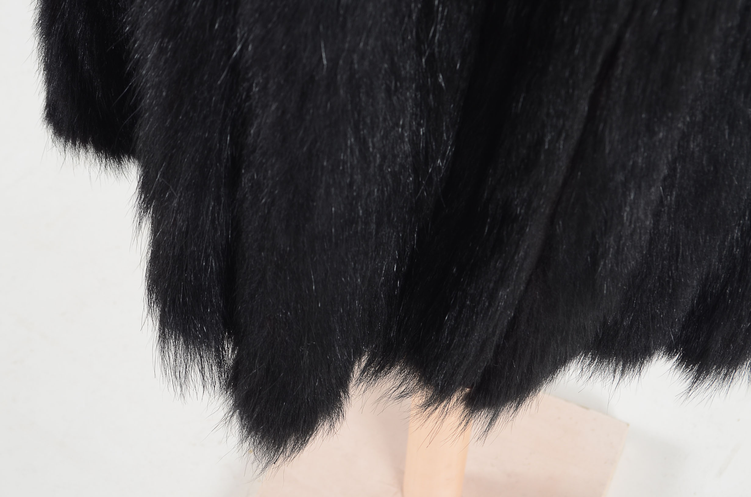 1950s Vintage Black Bear Fur Coat