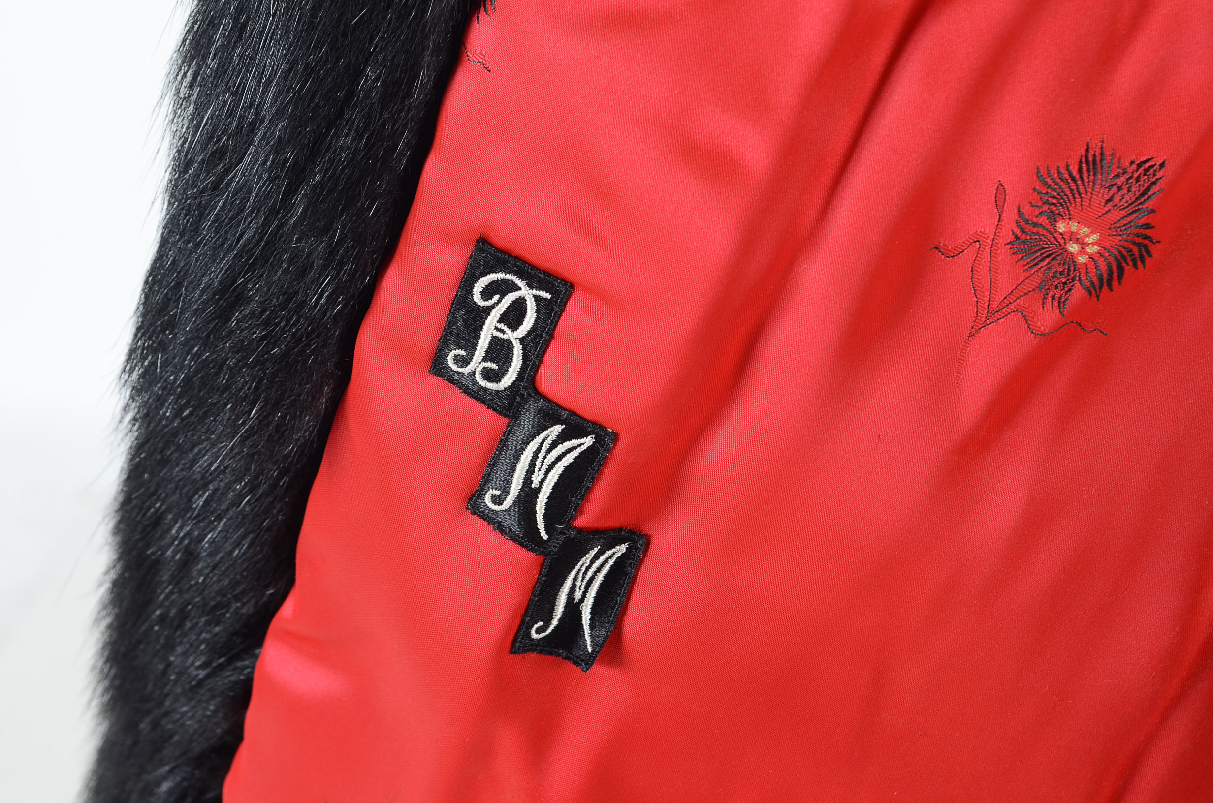 1950s Vintage Black Bear Fur Coat