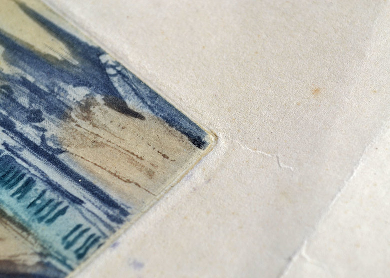 Vintage Hand Colored Etchings by Marcel Julien Baron