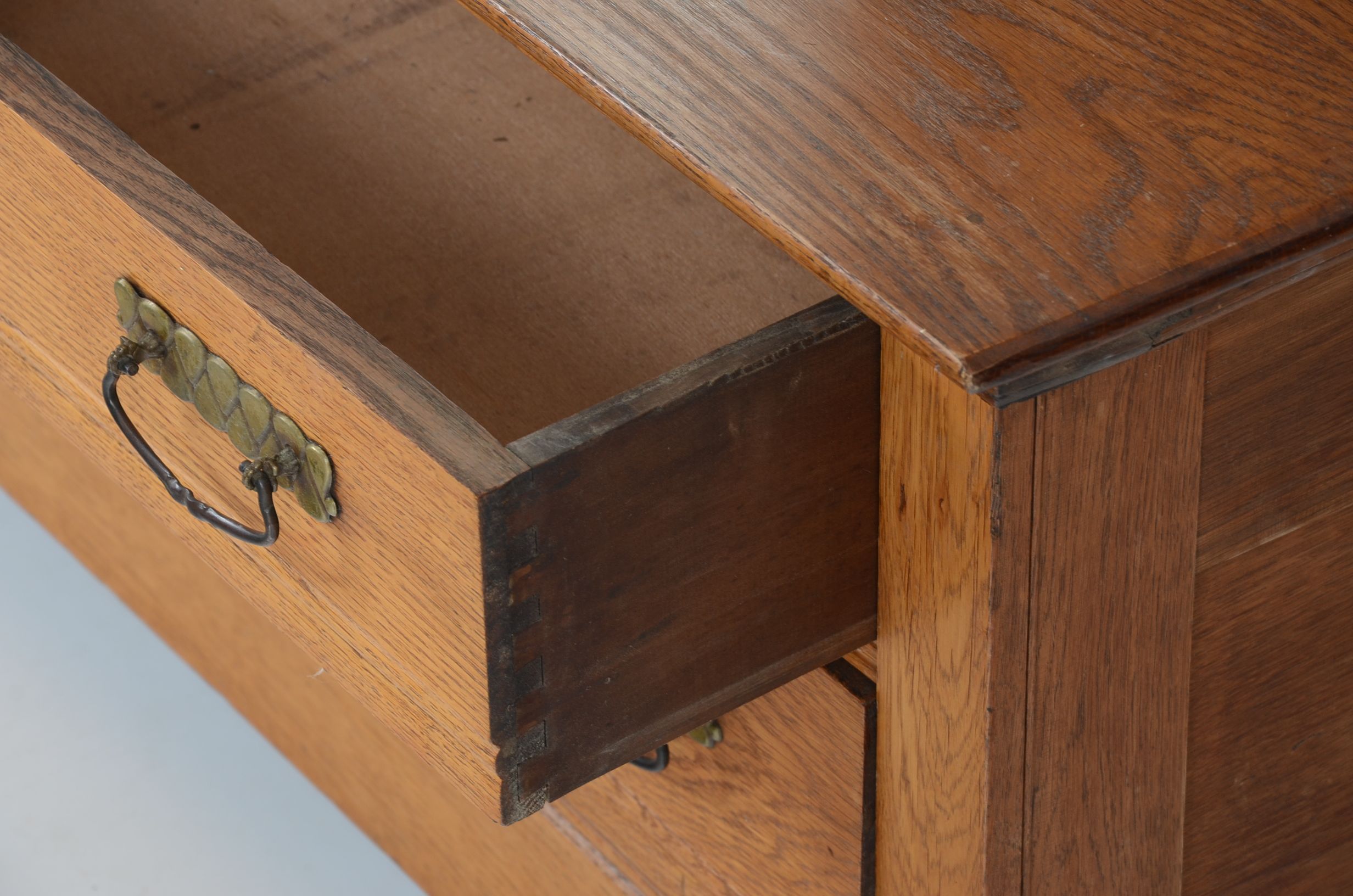 Vintage Oak Gentleman's Dresser
