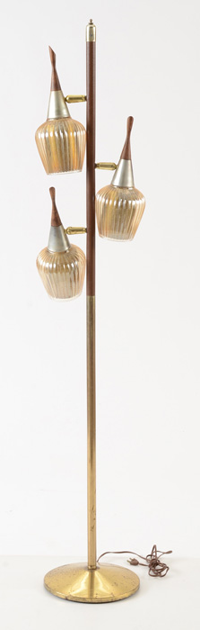 Three Light Pole Floor Lamp