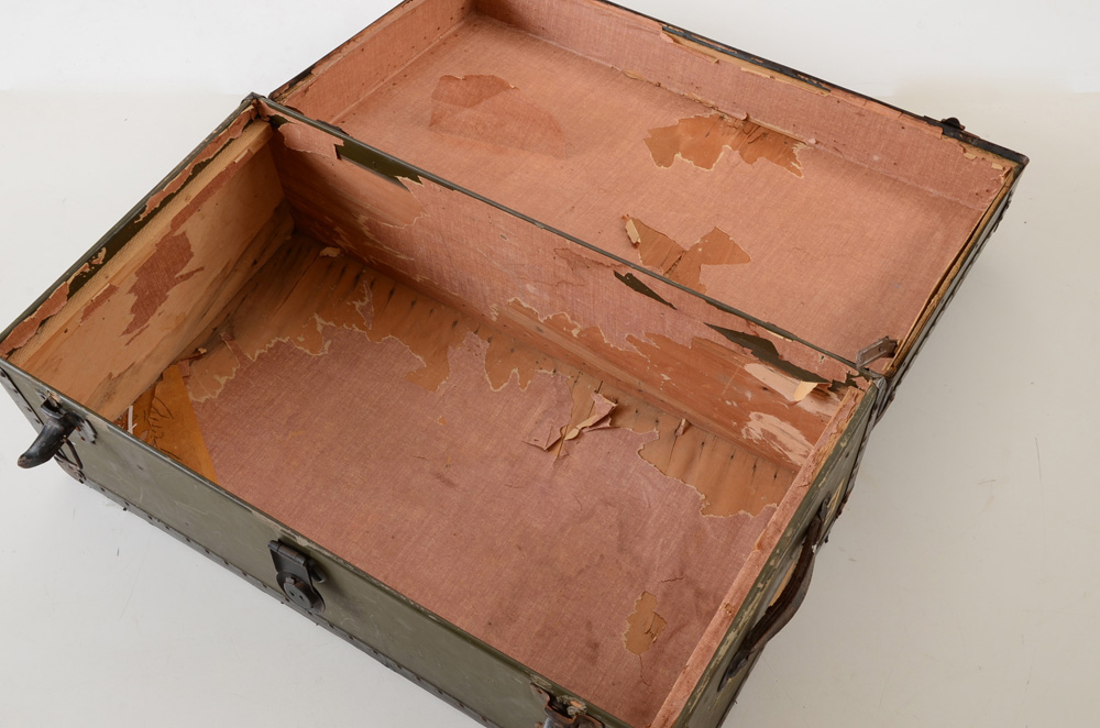 WWII-Era Military Foot Locker