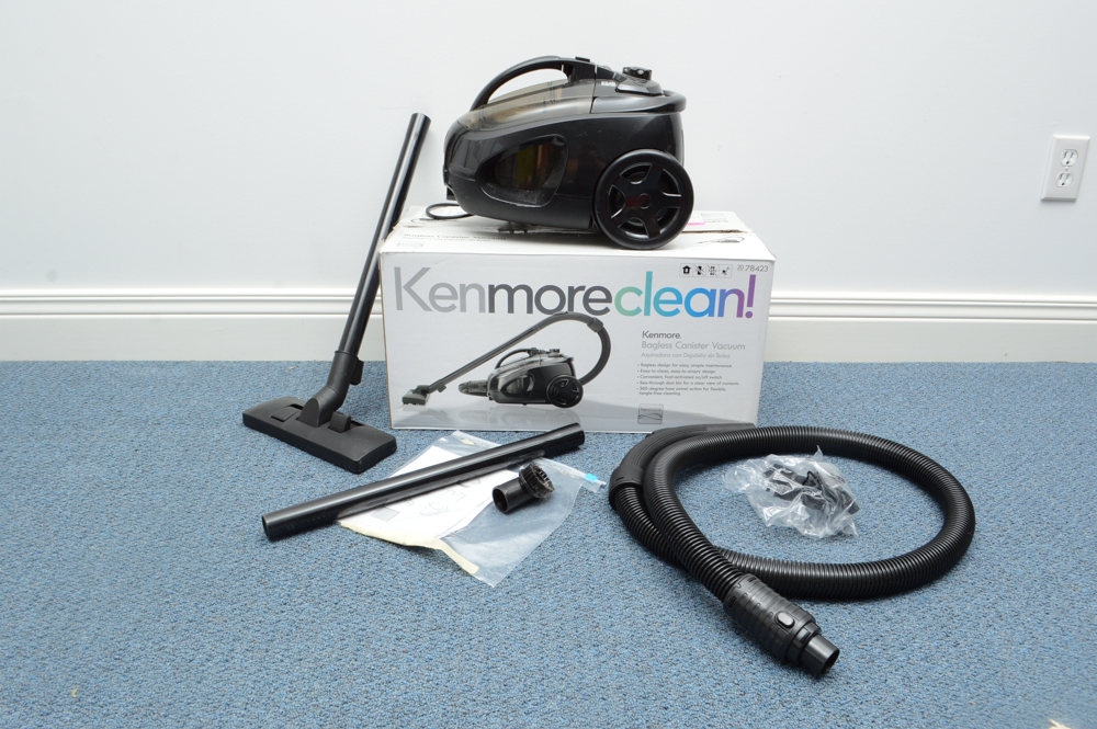 Kenmore Clean! Bagless Canister Vacuum and Spin Mop and Bucket