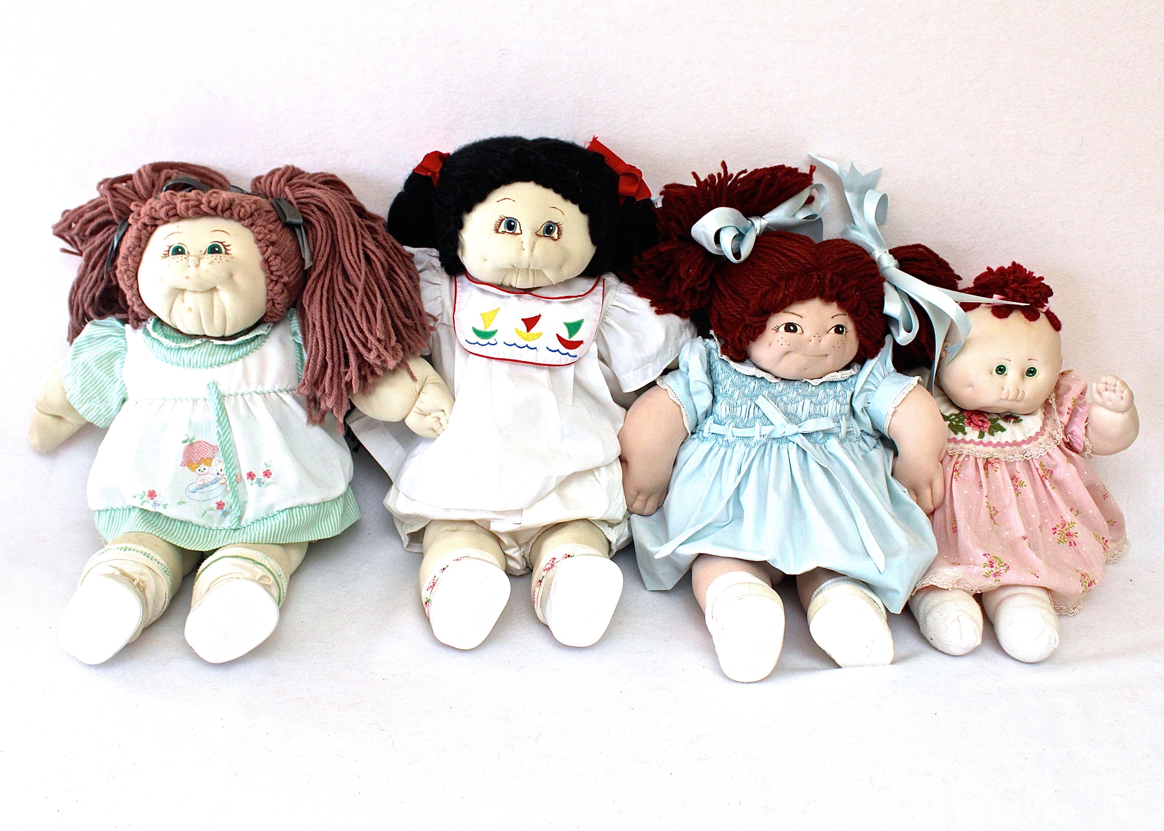 Four Handmade Cabbage Patch Dolls EBTH