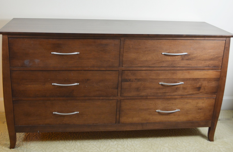 Baronet of Canada Maple Six Drawer Dresser