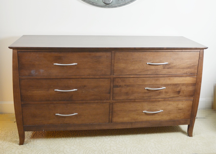 Baronet of Canada Maple Six Drawer Dresser