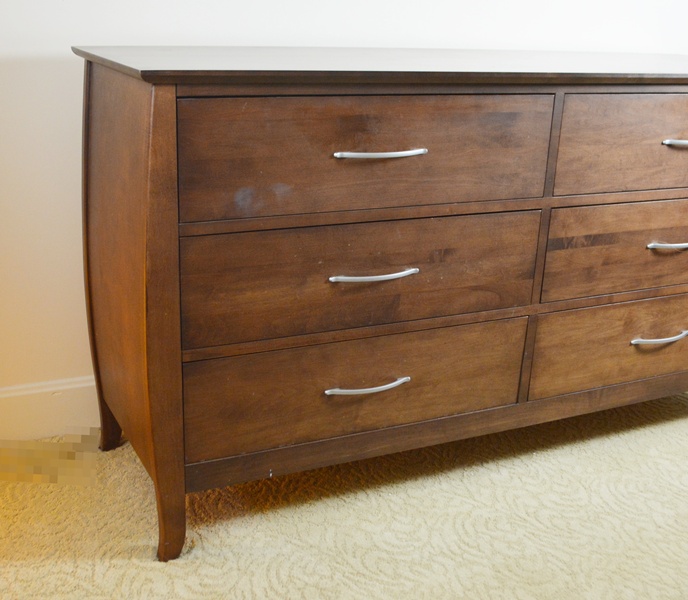 Baronet of Canada Maple Six Drawer Dresser