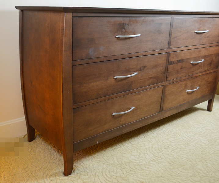 Baronet of Canada Maple Six Drawer Dresser