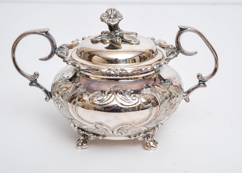Antique John Turton Silver Plate Coffee Service