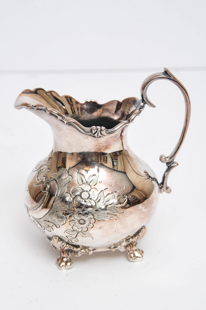 Antique John Turton Silver Plate Coffee Service