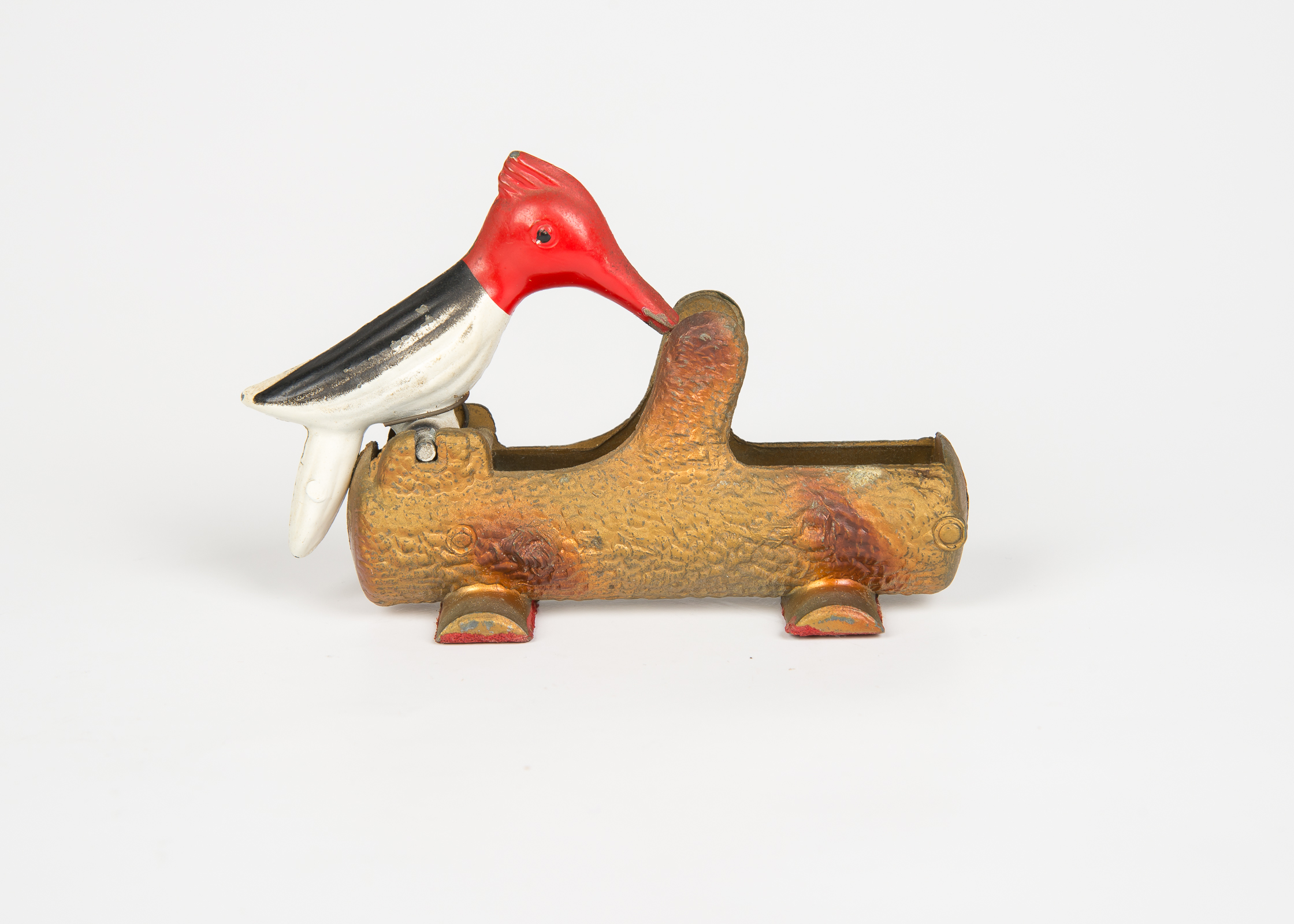 Vintage Woodpecker Toothpick Holder
