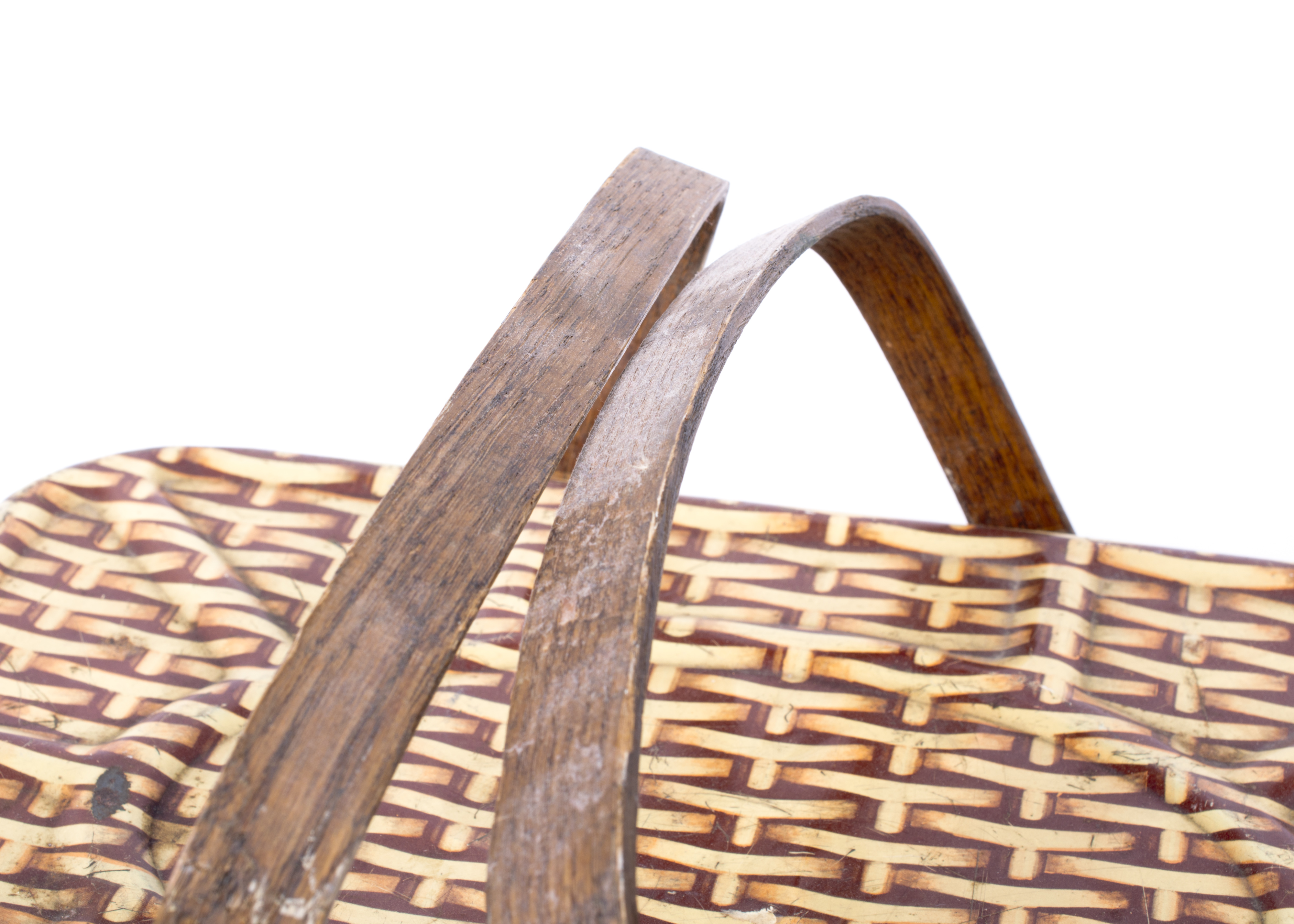 Vintage Sportster Tin Carrier with Tin Basket