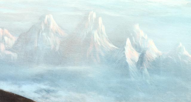 Oil on Canvas Bald Eagle by Doug Lehnhardt