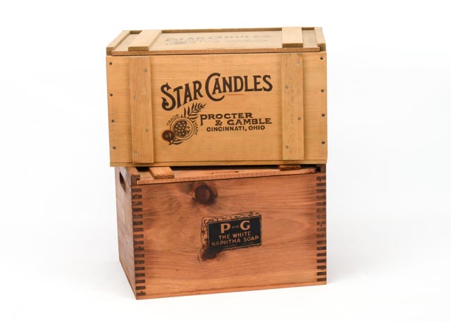 Reproduction Proctor & Gamble Wooden Crates