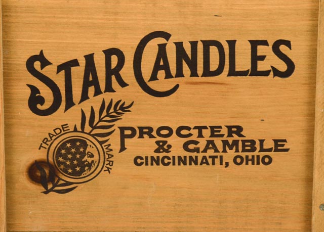 Reproduction Proctor & Gamble Wooden Crates