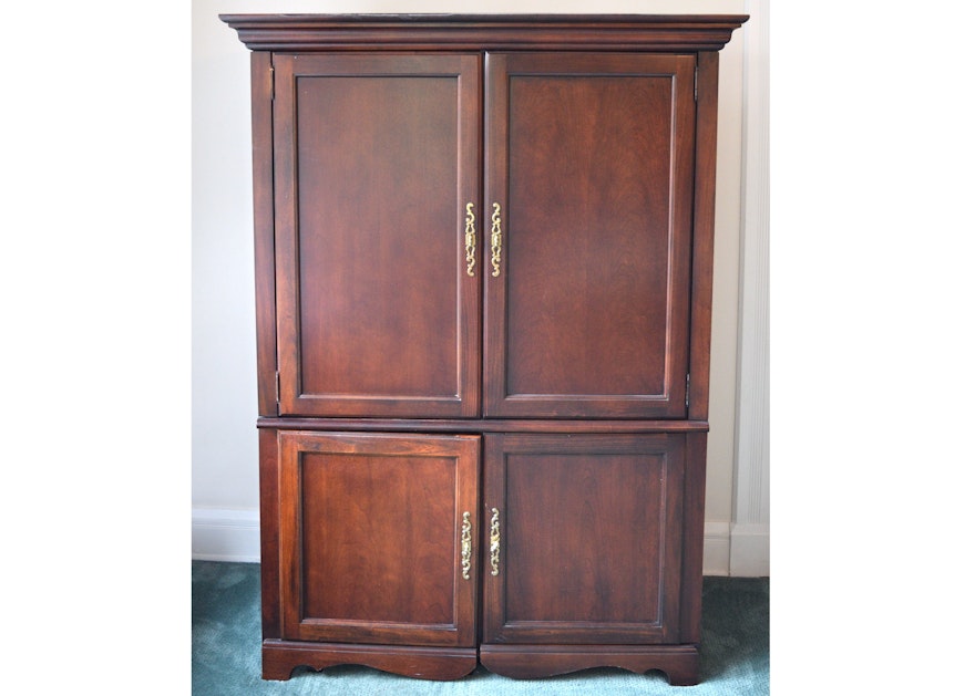 Armoire with Pull-Out Desk