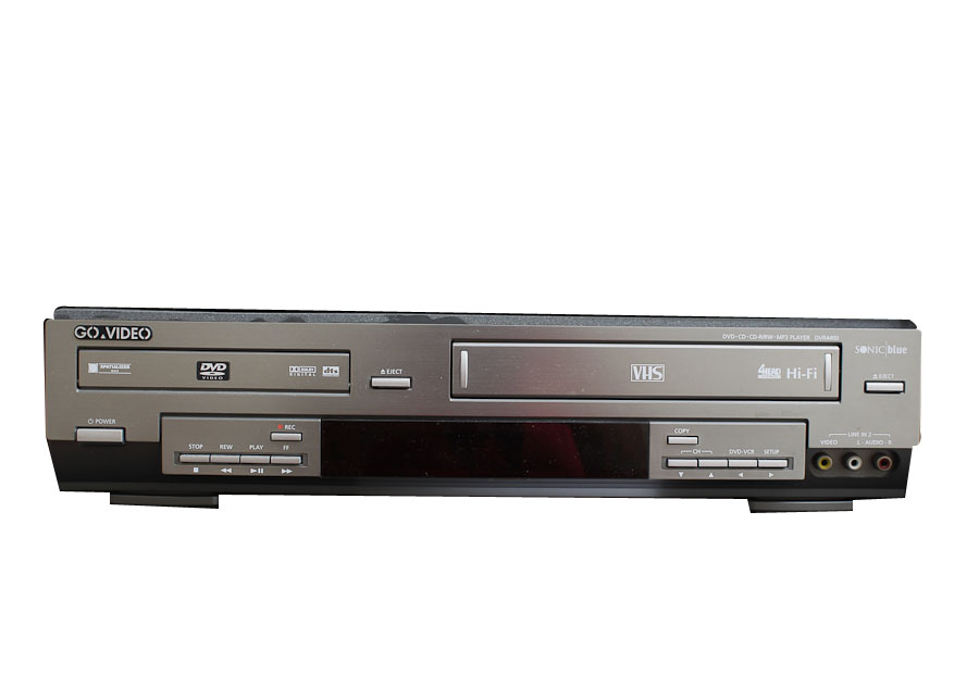 GoVideo Sonic Blue DVD / CD / VHS Player