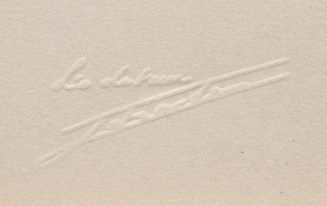 Lithograph of "La Dance" from the "Divine Comedy" After Salvador