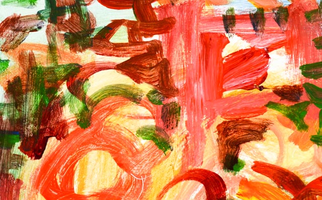 Original Jack Meanwell Abstract Oil on Paper Still Life