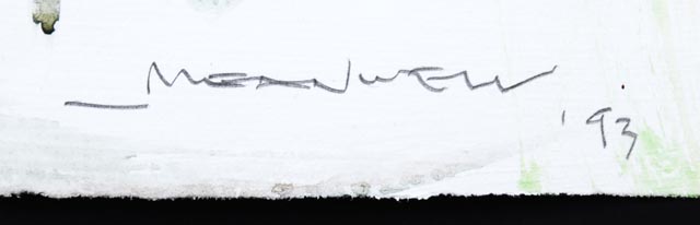 Original Jack Meanwell Abstract Oil on Paper Still Life