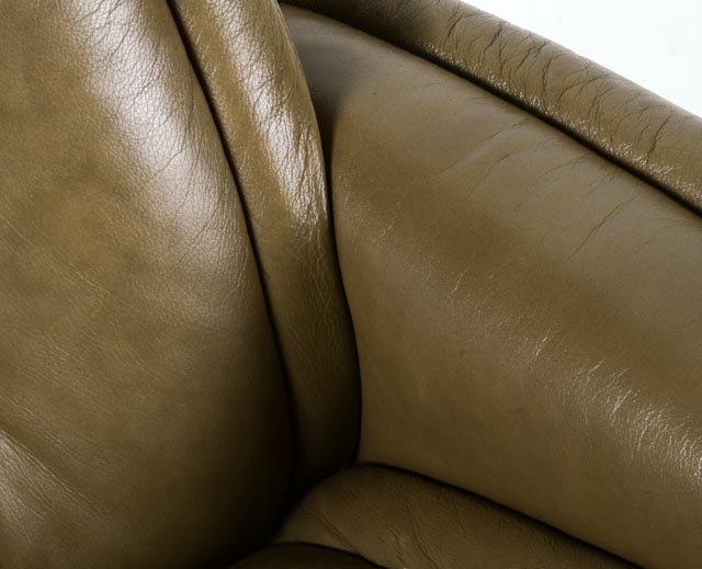 J.E. Ekornes A/S N-6222 Ikornnes Chair and Ottoman