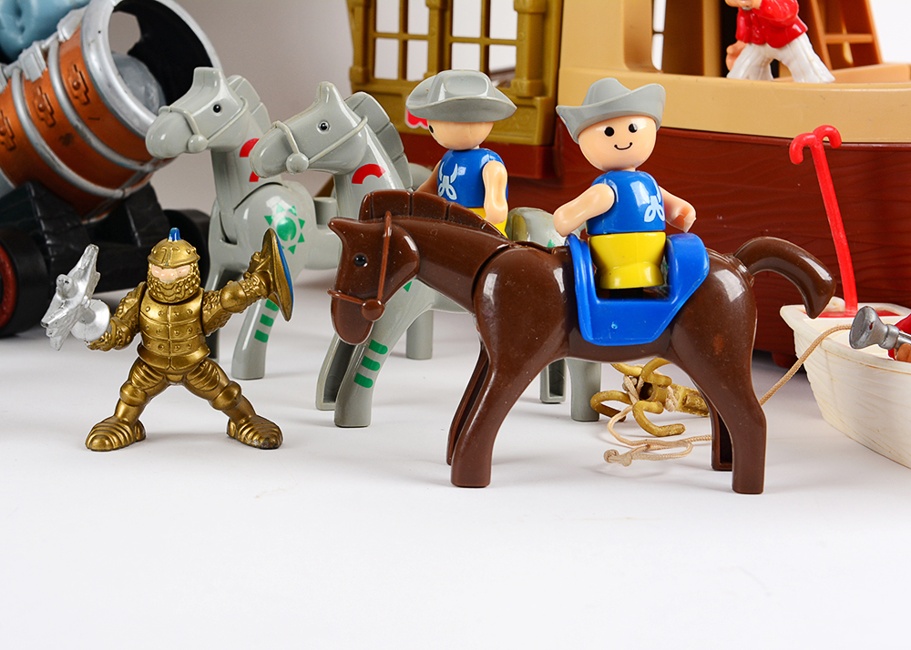 Fisher-Price Castle and Pirate Ship